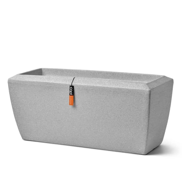 Blomkruka Arc Granite rektangulär 90x35x40 cm elfenben