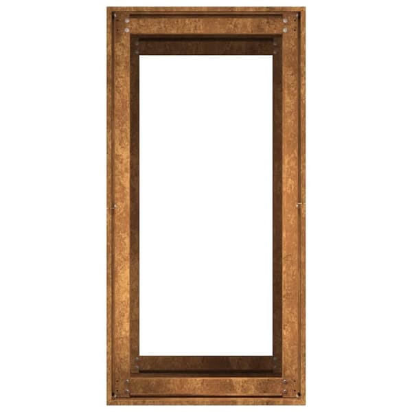 Planteringskärl rostig 40x80x80 cm väderbeständigt stål