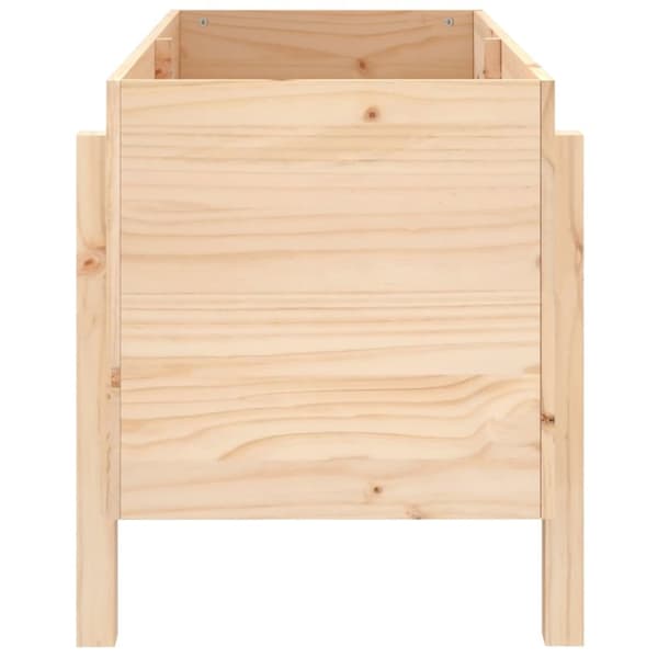 Odlingslåda på ben 101x50x57 cm massiv furu