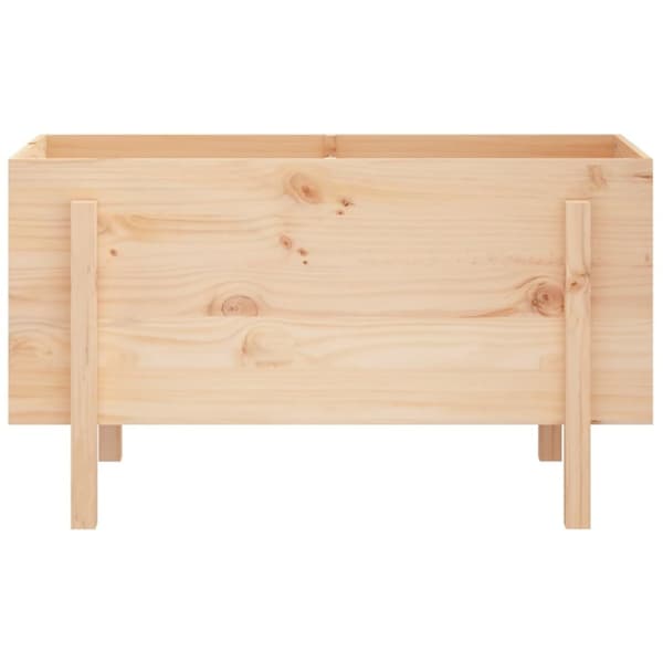 Odlingslåda på ben 101x50x57 cm massiv furu