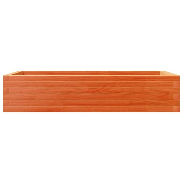 Odlingslåda vaxbrun 110x60x23 cm massiv furu