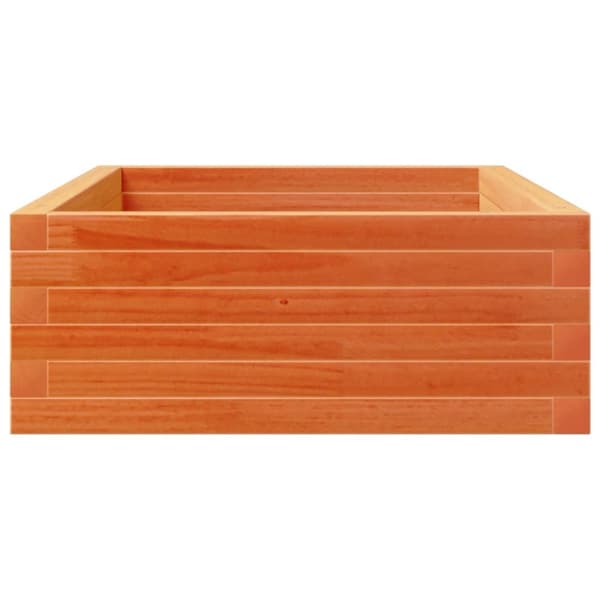 Odlingslåda vaxbrun 110x60x23 cm massiv furu