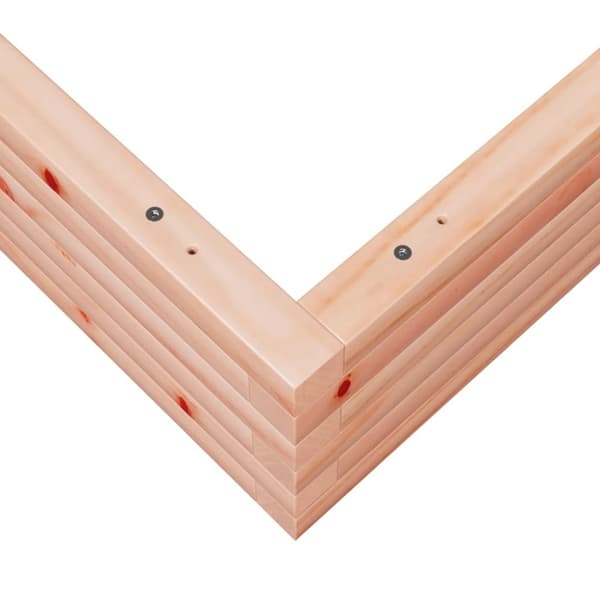 Odlingslåda 100x100x23 cm massivt douglasträ