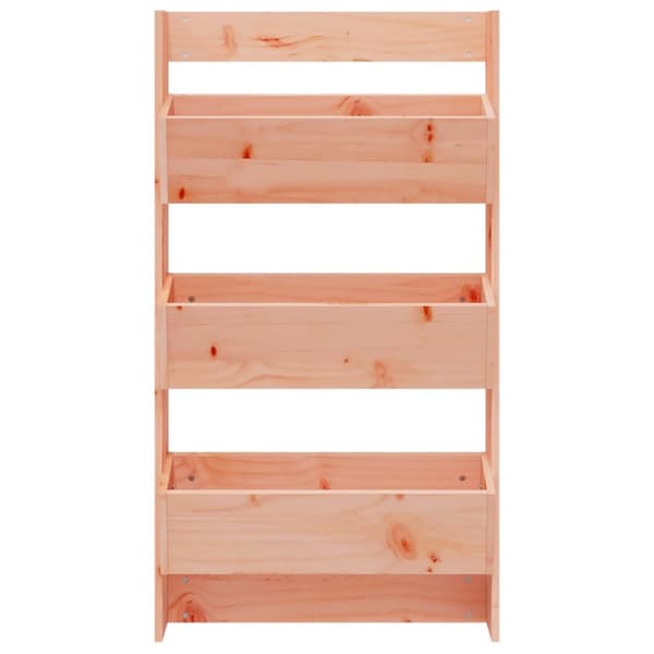 Odlingslåda för vägg 3 nivåer 60x18,5x110 cm massivt douglasträ