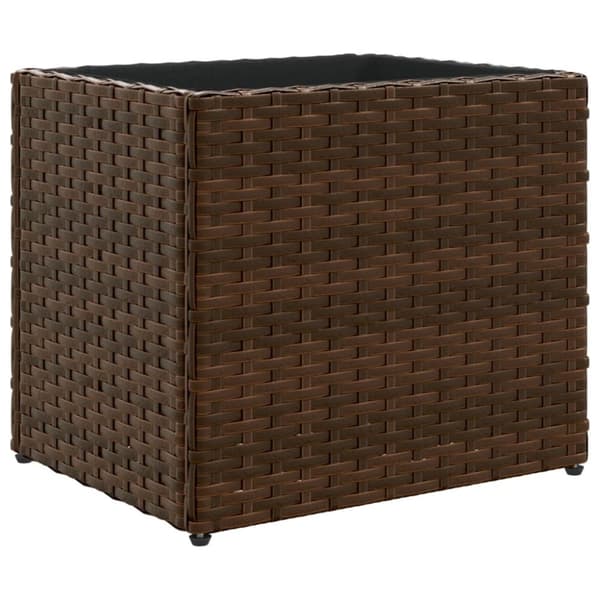 Odlingslådor 2 st brun 36x30x32 cm konstrotting