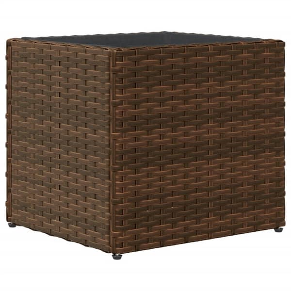 Odlingslådor 2 st brun 36x30x32 cm konstrotting