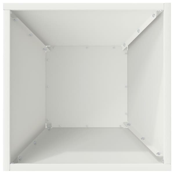 Plastkrukset Vit Plast 35 x 35 x 15 cm Vit Plastkruka Fyrkantig