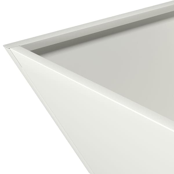 Plastkrukset Vit Plast 35 x 35 x 15 cm Vit Plastkruka Fyrkantig