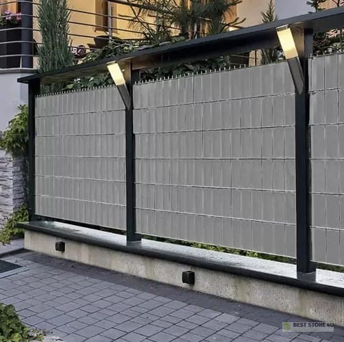 Hegnsbånd 19cmx35m 630g/m2 grå 23704