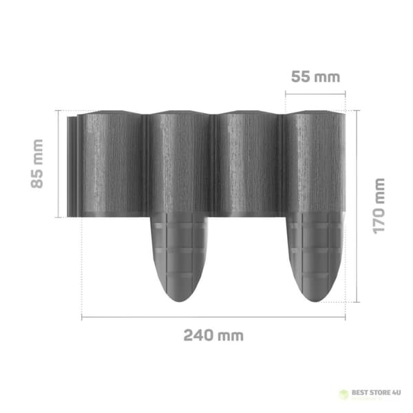 Cellfast Eco Garden Palisade Grafit