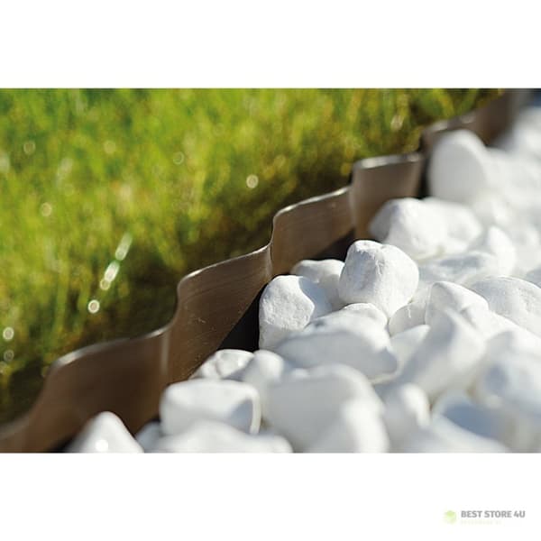 Puutarhan reunus 25cm x 9m Cellfast grafiitti