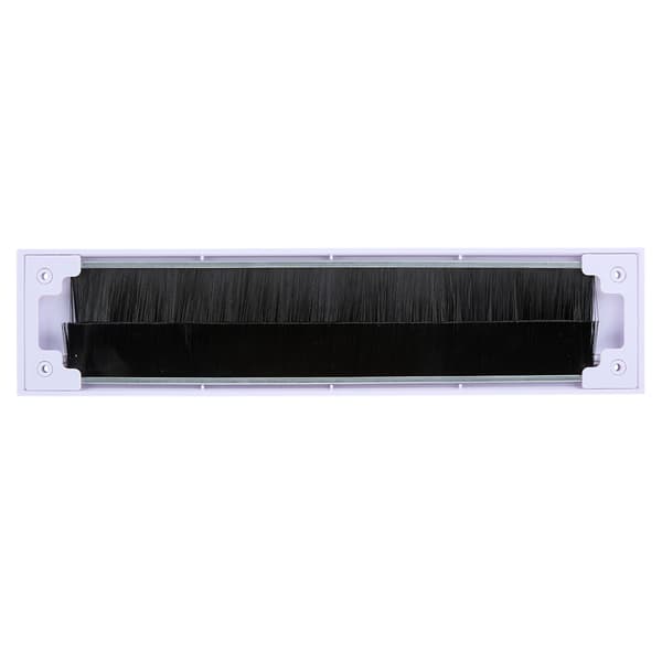 Brevlådeskydd 34x8x1,5 cm i vitt, väderbeständigt material