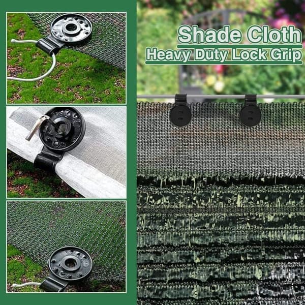 Lollanda Sikkerhedsnet Clips / Attachment Clips 50-pak - Plast, Drivhus, Skyggenet, Have