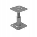 Miniatyrbillede 1 af 2: Stolpefod M20 100x130x3mm galvaniseret