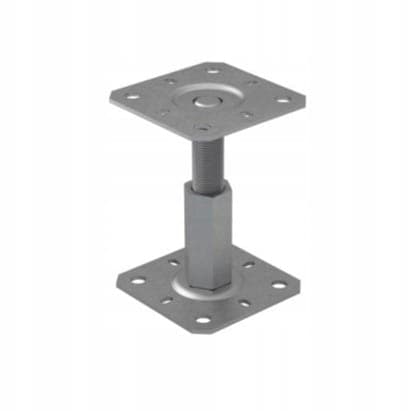 Stolpefod M20 100x130x3mm galvaniseret
