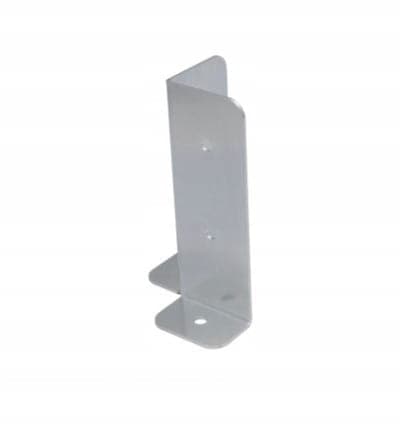 Sokkel til forbindelsesstolper, galvaniseret, 75x75x200x3 mm