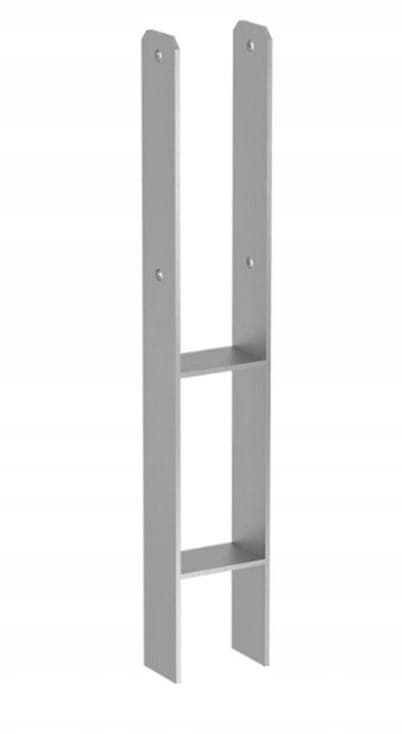 Søjlebase H-beslag stål 91x600x6mm