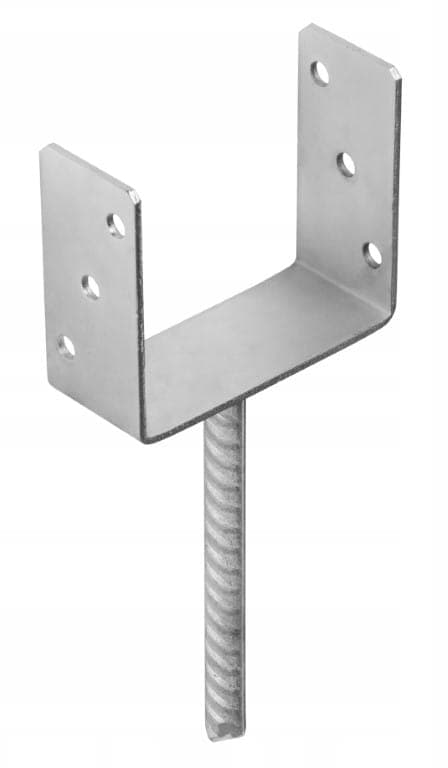 Stolpefundamentanker 141x120x60mm til indstøbning galvaniseret