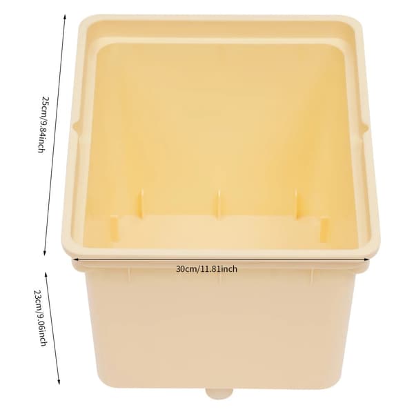 Hydroponiskt växtsystem kit, ljusgul, 11L hinkkapacitet,ljusgul