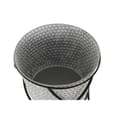 Miniatyrbillede 3 af 3: Set of pots DKD Home Decor Black Grey Metal Iron Squared 30 x 40 cm 37 x 37 x 82 cm (2 Units)