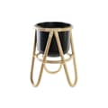 Miniatyrbillede 1 af 3: Planter DKD Home Decor Natural Black Metal Colonial Bamboo (26 x 26 x 40 cm)