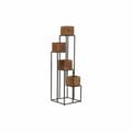 Miniatyrbild 1 av 2: Planter DKD Home Decor Brown Black Multicolour Wood Metal Modern 40 x 40 x 120 cm 40 x 40 x 138 cm