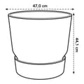 Miniatyrbild 4 av 8: Plant pot Elho 0464344715000 White Circular