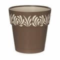 Miniatyrbild 2 av 3: Self-watering flowerpot Stefanplast Gaia Brown Plastic 15 x 15 x 15 cm (12 Units)