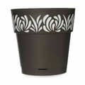 Miniatyrbild 3 av 3: Self-watering flowerpot Stefanplast Gaia Anthracite Plastic 25 x 25 x 25 cm (6 Units)