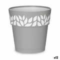 Miniatyrbild 1 av 3: Self-watering flowerpot Stefanplast Cloe Grey Plastic 19 x 19 x 19 cm (12 Units)