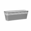 Miniatyrbild 2 av 3: Planter Stefanplast Cloe Grey Plastic 49,5 x 17 x 19 cm (12 Units)