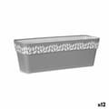 Miniatyrbild 1 av 3: Planter Stefanplast Cloe Grey Plastic 49,5 x 17 x 19 cm (12 Units)