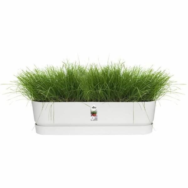 Planter Elho White 70 cm Plastic
