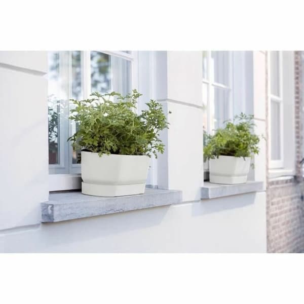 Planter Elho White 70 cm Plastic