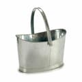 Miniatyrbillede 2 af 3: Plant pot Ibergarden E51465-B Silver Zinc Basket 21 x 19,5 x 35,5 cm (12 Units)