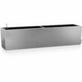 Miniatyrbillede 1 af 5: Self-watering flowerpot Lechuza Silver 79 x 19 x 19 cm Rectangular