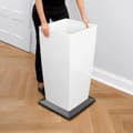Miniatyrbild 3 av 5: Self-watering flowerpot Lechuza Red 39,5 x 39,5 x 75,5 cm polypropylene Plastic Rectangular