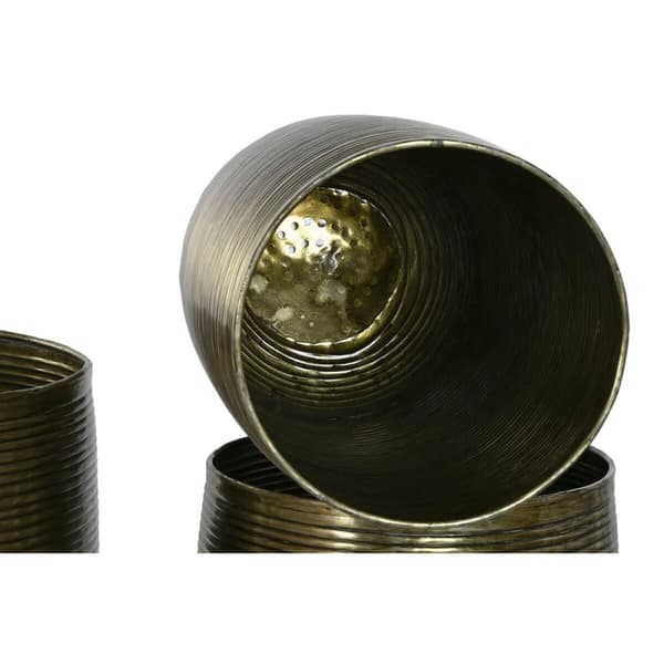 Planter Home ESPRIT Copper Aluminium Modern 50 x 50 x 89 cm 51,5 x 51,5 x 91 cm (5 Units)