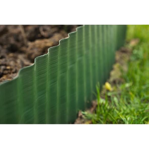 NATUR Polyetylen gräsmatta kant 25cm X 9m