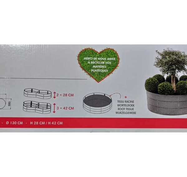 Flex Garden 130cm x 14cm x 3pcs.