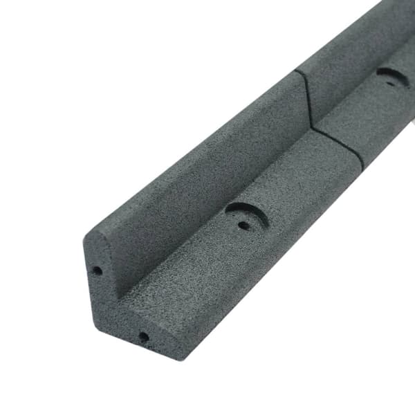 Grey Flexible Lawn Edging Garden UV Resistant and Weatherproof Rubber