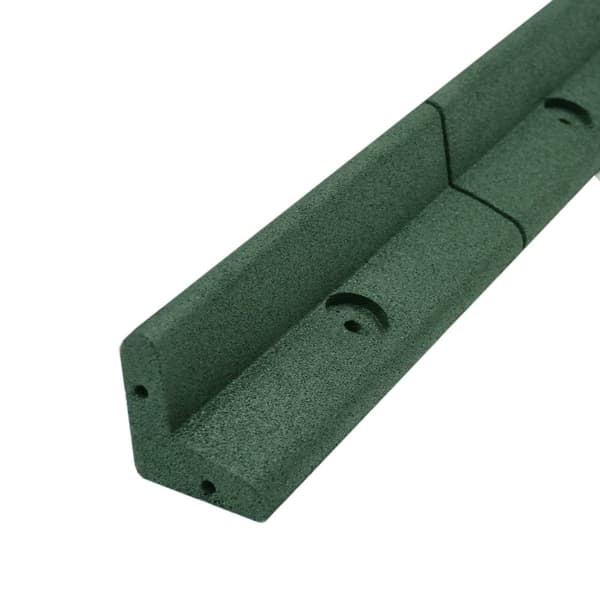 Green Flexible Lawn Edging Garden UV Resistant and Weatherproof Rubber