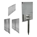 Pikkukuva 7 / 11: 20 kpl:n setti Ultravahva alumiinireunus 14cm x 1m (pituus 20m) | Puutarhan raja | Ruohoreuna, väri: ei väriä