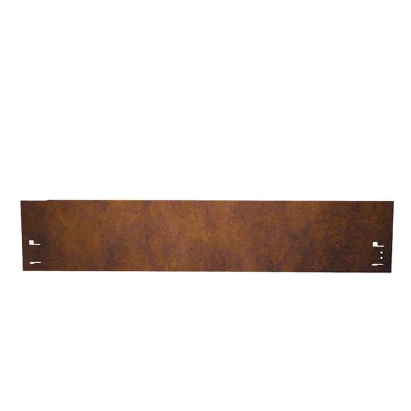 Reunat, ruohoreunat, puutarhareunat, reunalevyt, teräsreunat Corten-teräs 120 cm pitkä, 13,5 18,5 cm korkea Kuumasinkitty teräs, Leveys: 13,5 cm