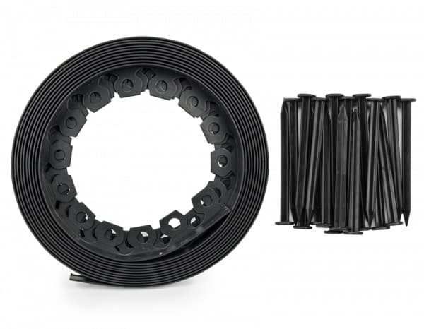 Sæt med 3 produkter. Plænekantsæt EASY BORDER, 40mm sort