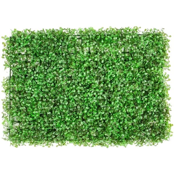 Konstgjord väggdekoration med växtmotiv, Boxwood Hedge Panel, Heminredning Integritetsskärm 8PCS
