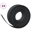 Pikkukuva 3 / 8: vidaXL Puutarhareunus 4 kpl musta 10 m 15 cm polyeteeni -  Puutarhan rajaajat & reunukset
