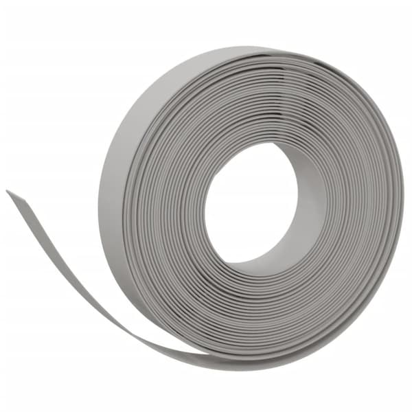 vidaXL Puutarhareunus harmaa 10 m 10 cm polyeteeni -  Puutarhan rajaajat & reunukset