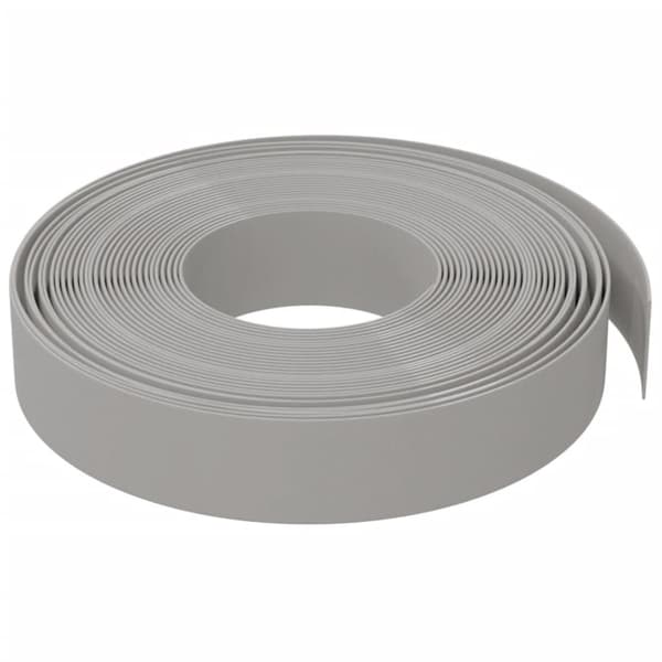 vidaXL Puutarhareunus harmaa 10 m 10 cm polyeteeni -  Puutarhan rajaajat & reunukset