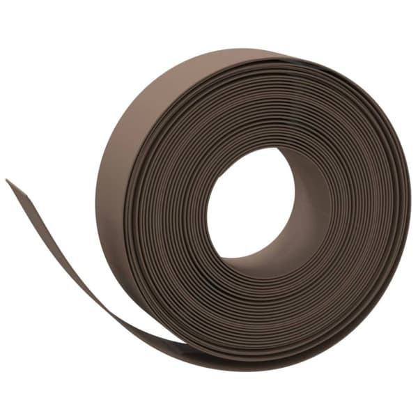 vidaXL græskanter 4 stk. 10 m 15 cm polyethylen brun -  Bedafgrænsning